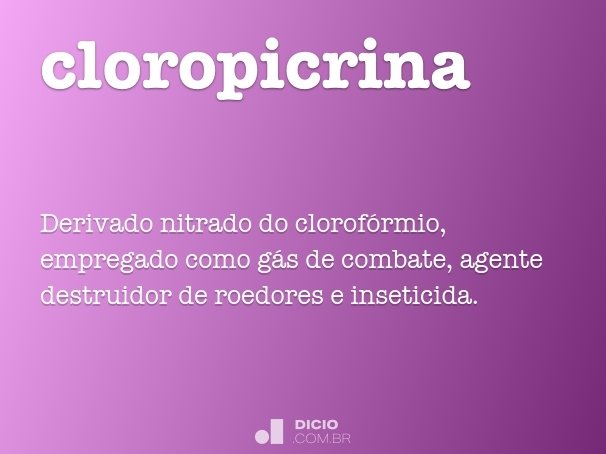 cloropicrina