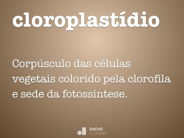 cloroplastídio