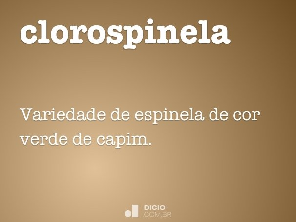 clorospinela