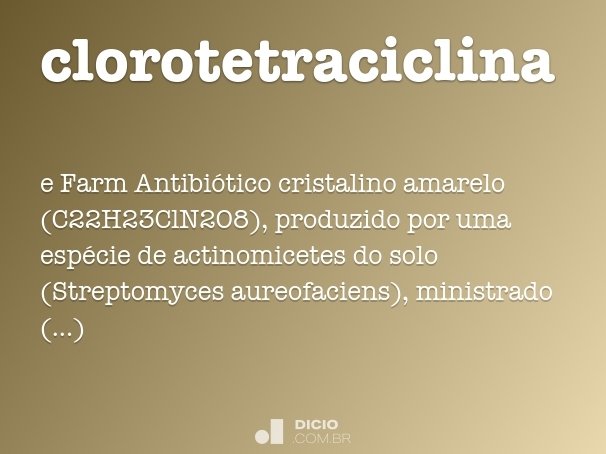 clorotetraciclina