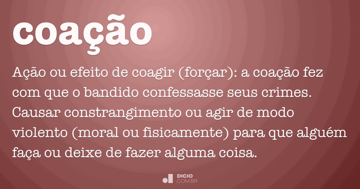 Constrangimento - Dicio, Dicionário Online de Português