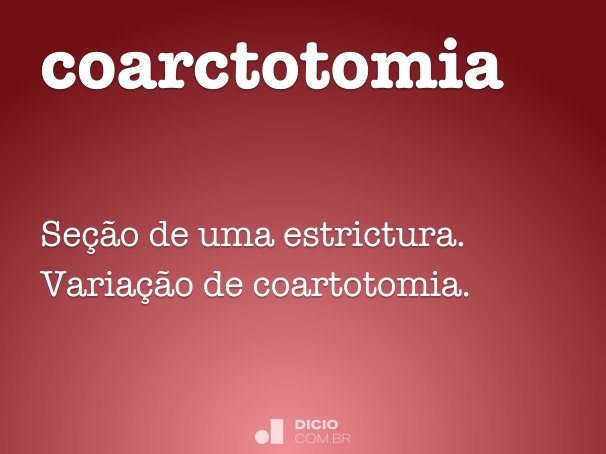 coarctotomia