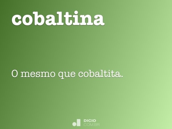 cobaltina