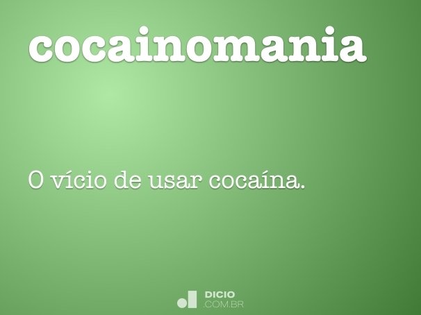 cocainomania