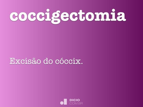 coccigectomia