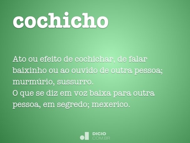 cochicho