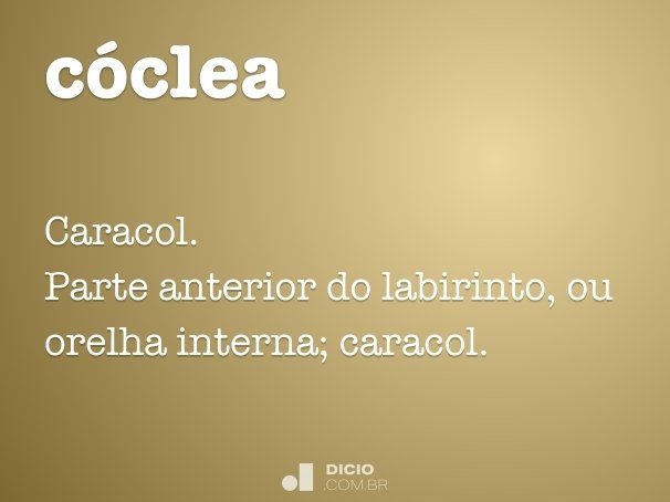 cóclea
