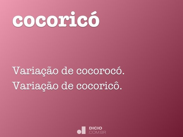 cocoricó