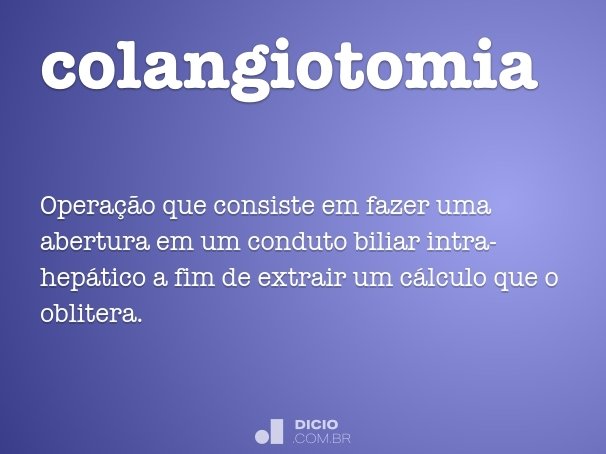 colangiotomia