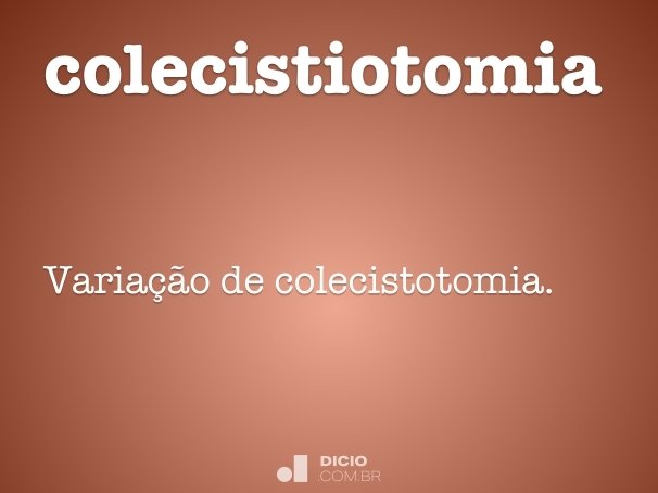 colecistiotomia