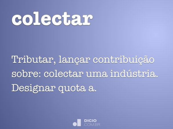 colectar
