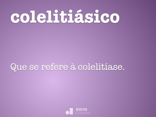 colelitiásico
