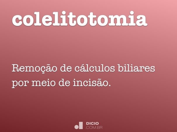 colelitotomia