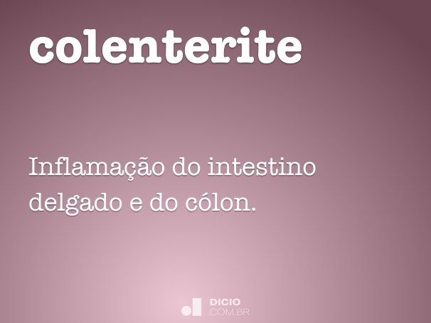 colenterite