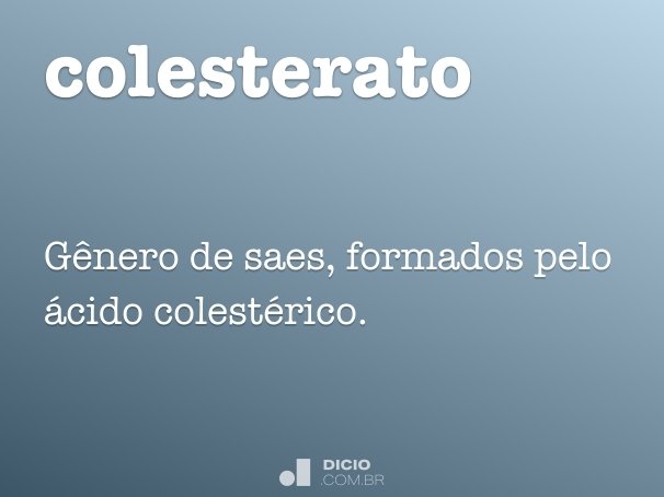 colesterato