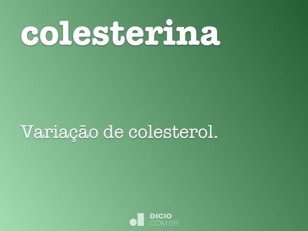 colesterina