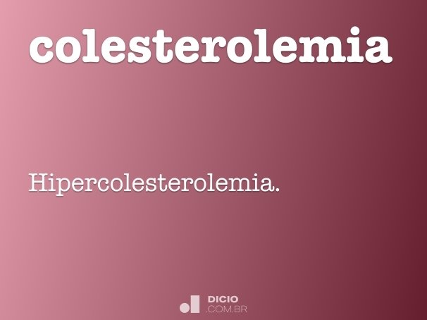 colesterolemia