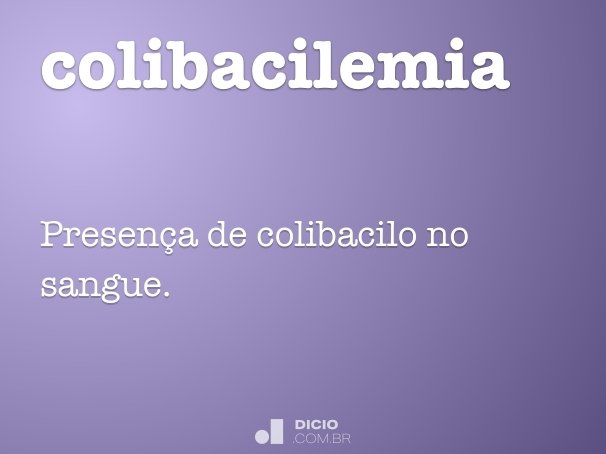 colibacilemia