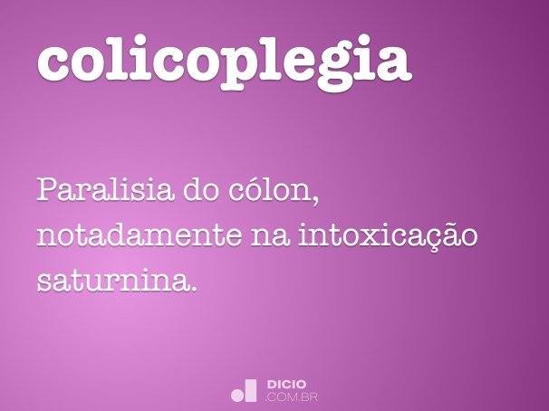 colicoplegia