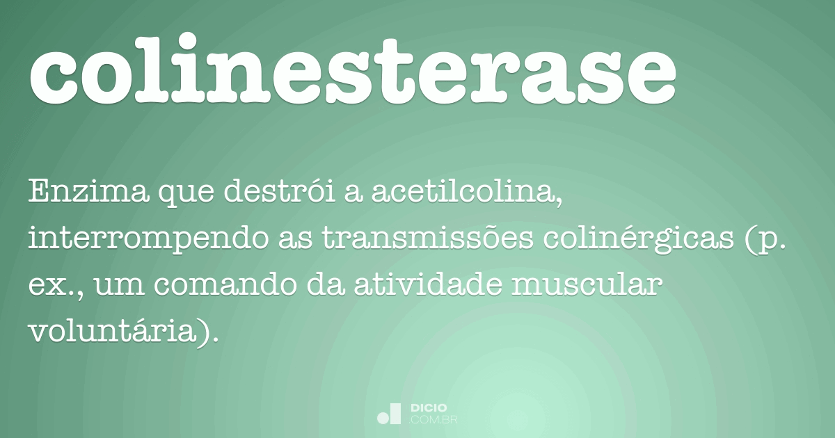 Exemplo De Agentes Toxicos Que Interferem Na Atuação Da Colinesterase