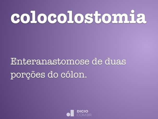 colocolostomia