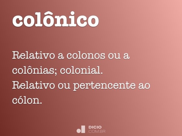 colônico