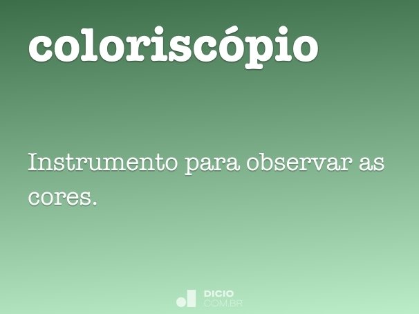 coloriscópio