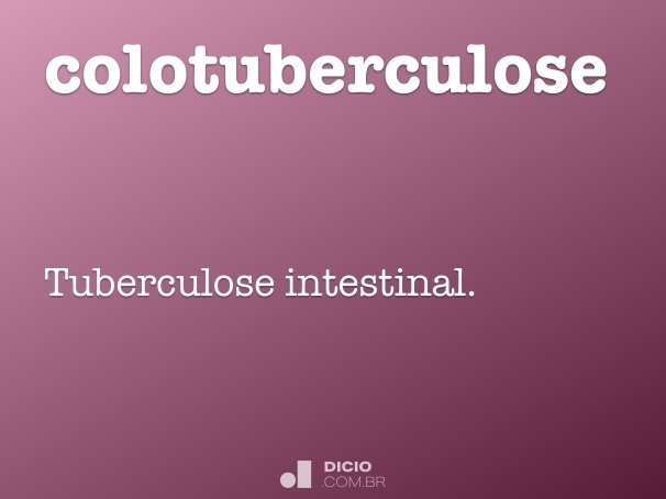 colotuberculose
