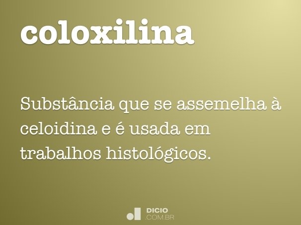 coloxilina