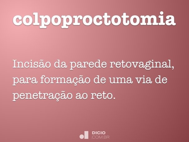 colpoproctotomia