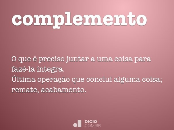 complemento