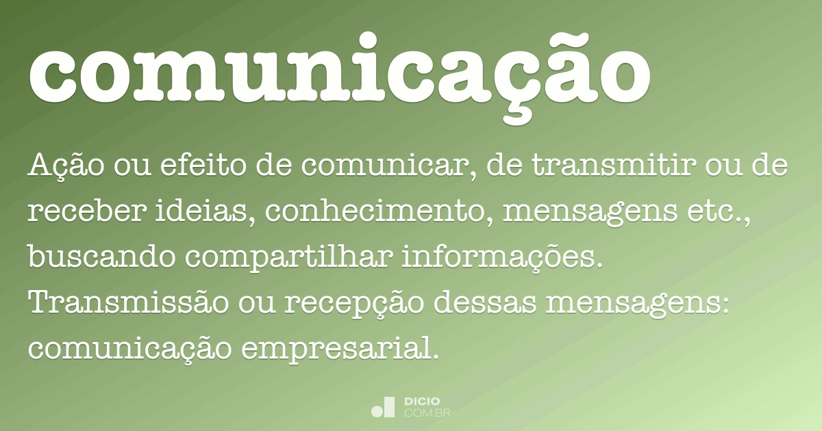 O Que é Comunicação Wiki