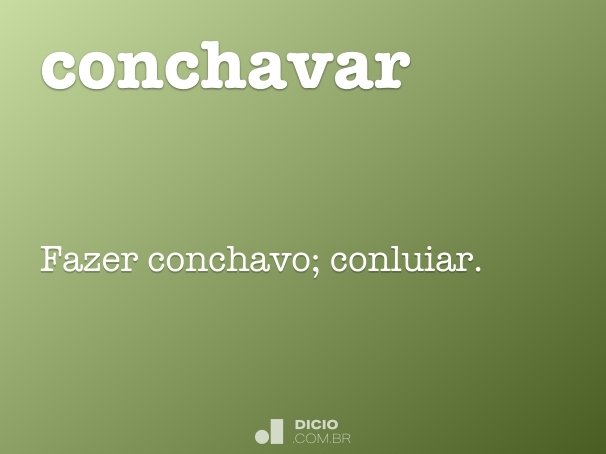 conchavar