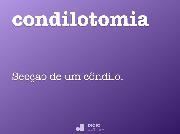 condilotomia