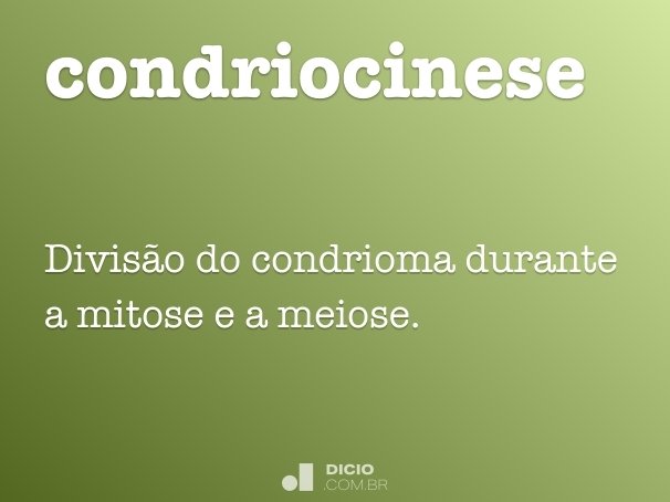 condriocinese