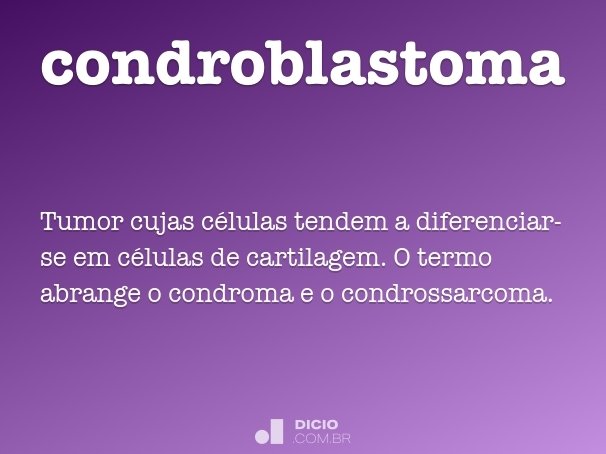 condroblastoma