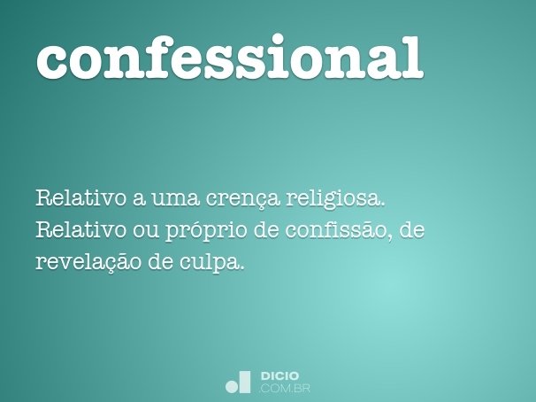 confessional
