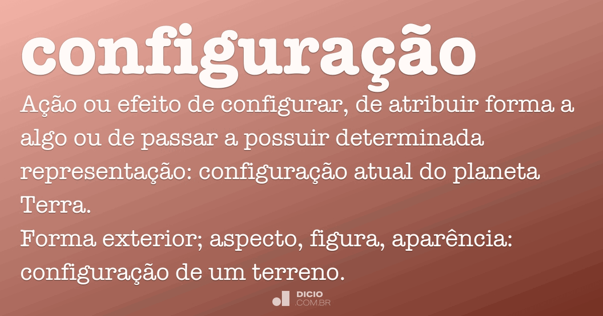 Configuração Dicio, Dicionário Online de Português