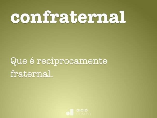 confraternal