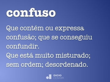 confusa ⦙1 - confusa, o boletim