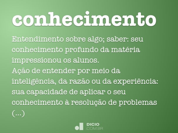 conhecimento