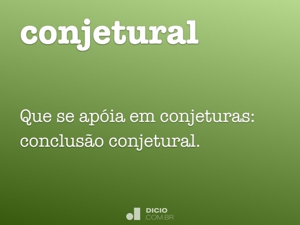 conjetural
