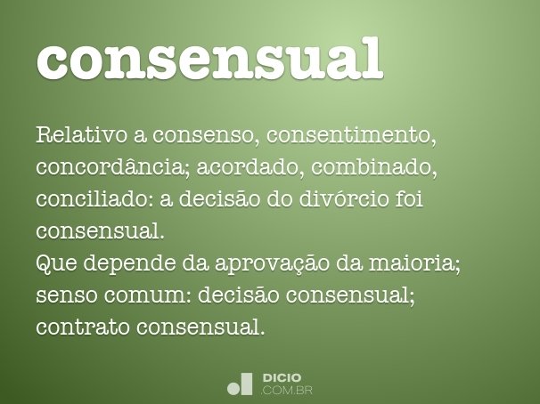 consensual