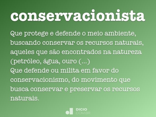 conservacionista