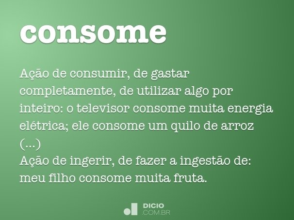consome
