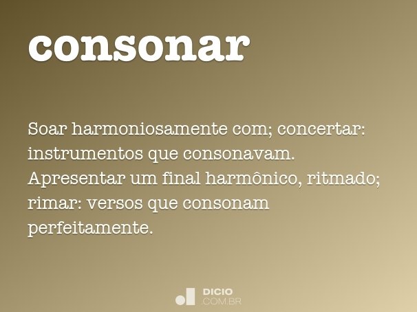 consonar