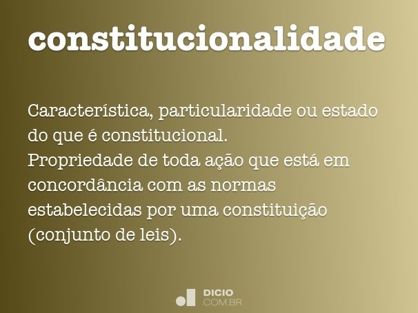constitucionalidade