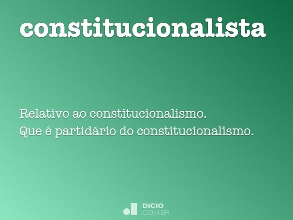 constitucionalista