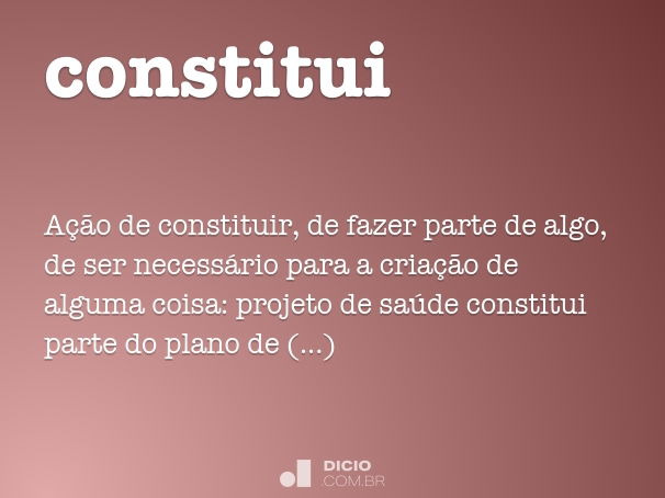 constitui