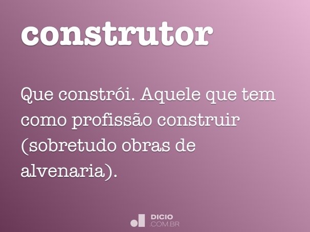 construtor